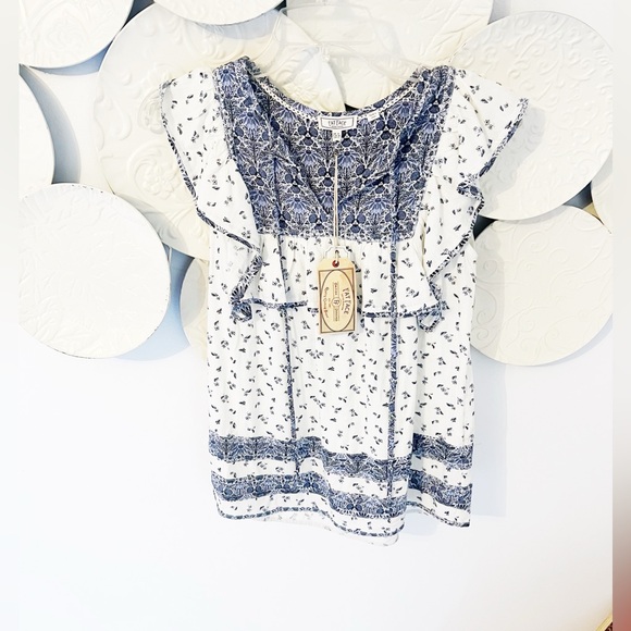 Fat Face Tops - NWT Sz 2 Fat Face Mixed Print Top